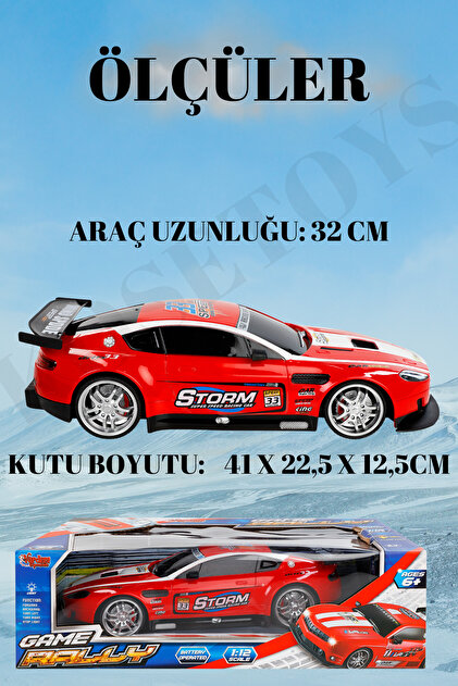 kosetoys Uzaktan Kumandalı Araba Yarış Rally Full Fonksiyon Şarj