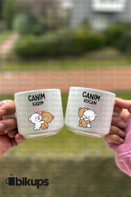 My Dear Wife My Dear Husband Printed Cup t Handle