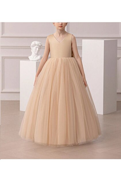 slim fit dress slacks Gorgeous Peach V-neck Mermaid Graduation Dresses Long Fabulous Prom Dr –  Ballbella main image 1