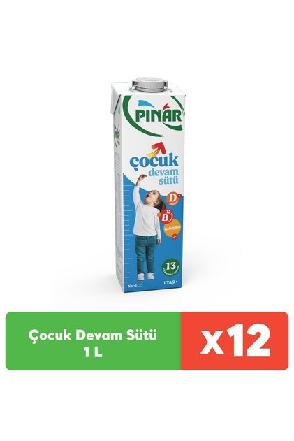 Çocuk Devam Sütü 1 L X 12 Adet
