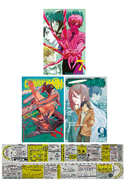Gerekli Şeyler Yayıncılık Chainsaw Man 7-8-9. Ciltler Manga Seti +