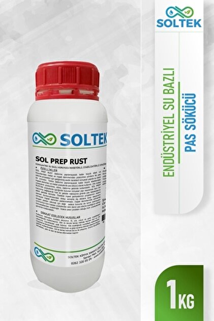 Su Bazlı Ağır PAS SÖKÜCÜ - SOL PREP RUST - 1 L -SOLTEK KİMYA