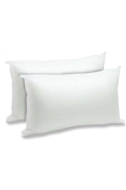 2 Pieces | Microfibre Rectangular Cushion Filler Microfiber - White - 50x30 cm
