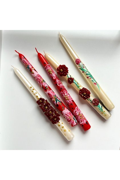 Red Collection 5’li Mum Seti