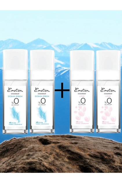 Love & Ocean Fresh 4 Adet Deodorant Seti