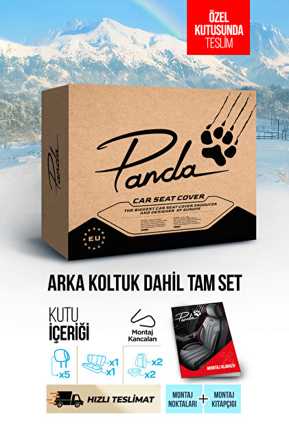 Panda Kılıf PANDA KARS SERISI KAZAYAĞI KUMAŞ OTO KOLTUK KILIFI