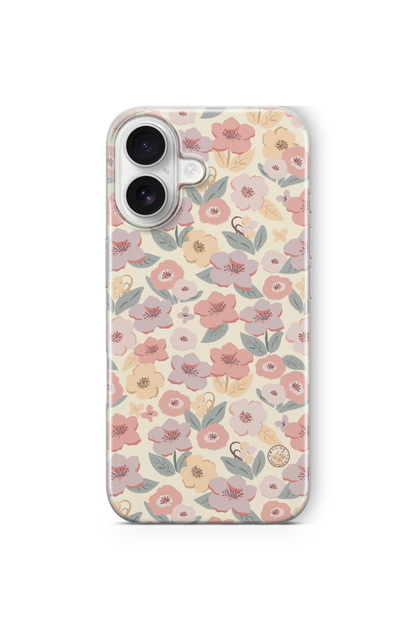 iPhone 16 Plus Compatible Colorful Roses Design Printed Transparent Case