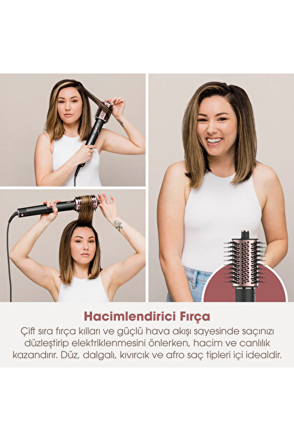 Shark FlexStyle 5-in-1 Saç Kurutma & Şekillendirme Sistemi - Black