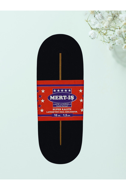 1.5 cm Black Elastic 10 Meters-Leg-Waist-Skirt-Sweatpants