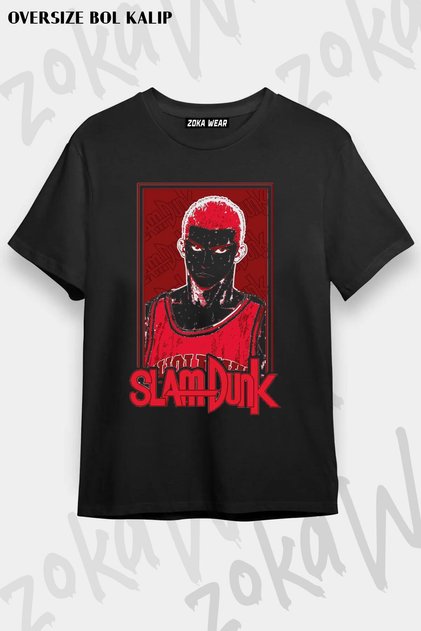 Slam Dunk Hanamichi Sakuragi Printed Unisex Oversize T-Shirt