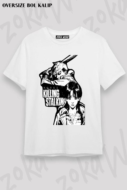 Unisex Oversize Die Killing Stalking Yaoi Design Printed Tshirt