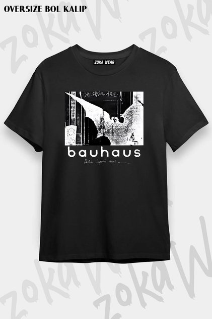Unisex Oversize Fit Bauhaus V2 Design Printed Tshirt