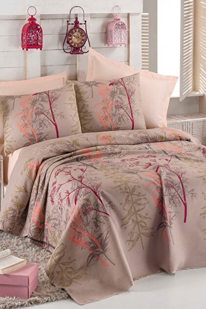 Pike Set Printed Single Person Urla Beige