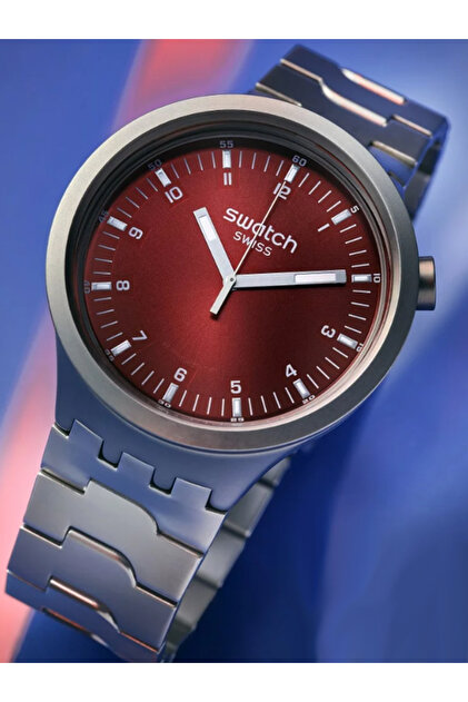 Swatch Scarlet Shimmer SB07S104G Erkek Kol Saati - Fiyatı, Yorumları