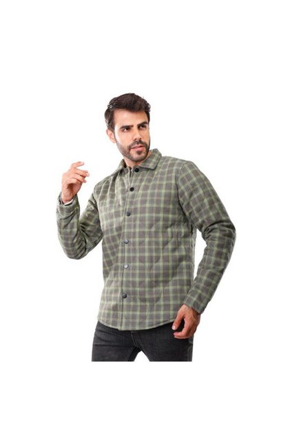 - جاكيت رجالي كاجوال بأكمام طويلة 1700256-OLIVE M