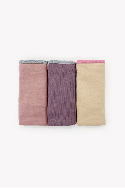 Cotton Lycra Women's Brazilian Panties 3 Pack
