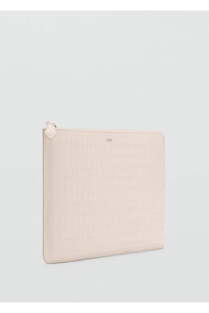 Crocodile Skin Look Laptop Sleeve