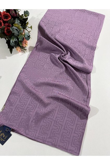 Premium Jakar Şal Lila Ljk0421