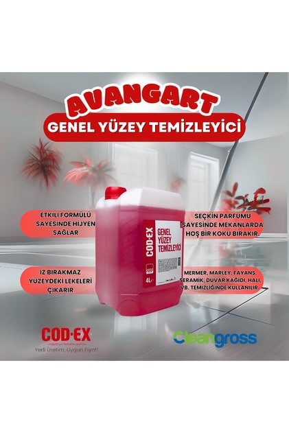 Genel Yüzey Temizleyici Avangard 4 Litre