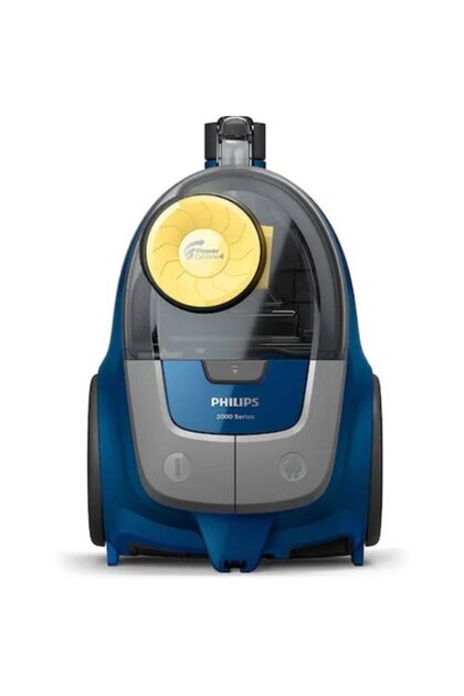Прахосмукачка без торба Philips Series 2000 XB2125/09, PowerCyclone 4, 850 W, Super Clean филтър, Син