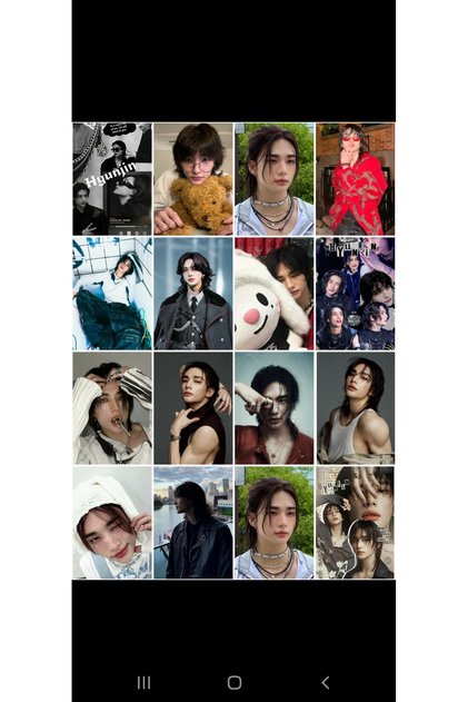 Hyunjin Pattern Design 16' L Photocard Set