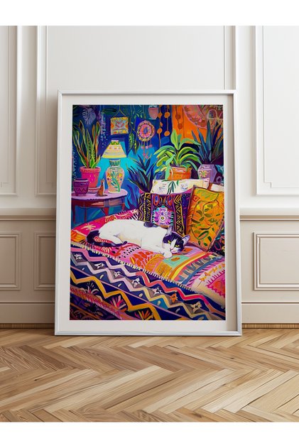 Single Wooden Framed Painting One Piece Poster Painting Tk/804