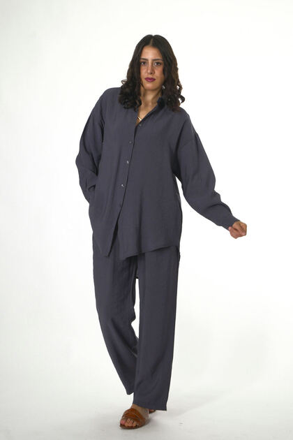 Women's Skirt Oval 100% Modal Elastic Waist Shirt Pants Summer Set