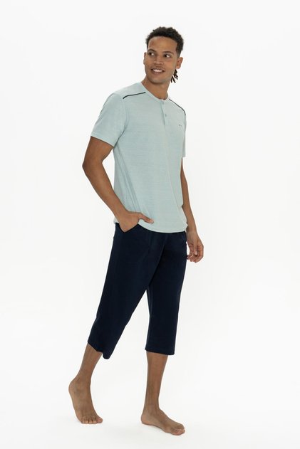 U.S. Polo Men's Capri and T-Shirt Set