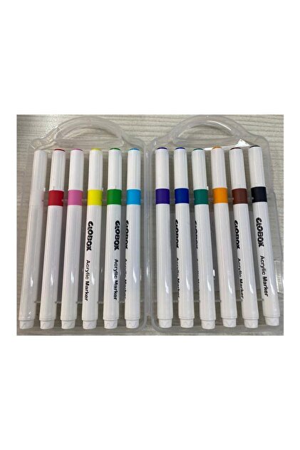 Globox Akrilik Marker Kalem Seti 12'li - Fiyatı, Yorumları