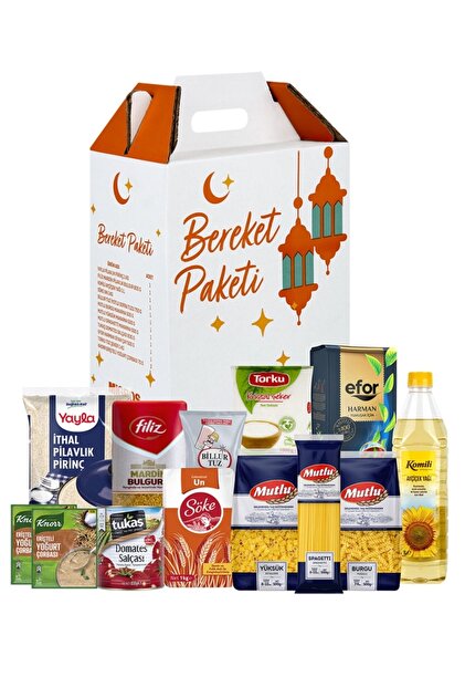 Ramazan erzak yardım paketi kumanya kolisi