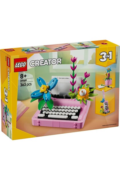 LEGO CREATOR MASINA DE SCRIS CU FLORI 31169