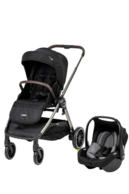 Kanz Snap Autofold Travel Sistem Bebek Arabası Darkness Black