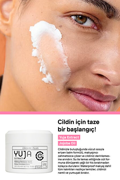 Crease Plus Yuja Makyaj Ve Yüz Temizleme Balmı 50 gr - Fiyatı