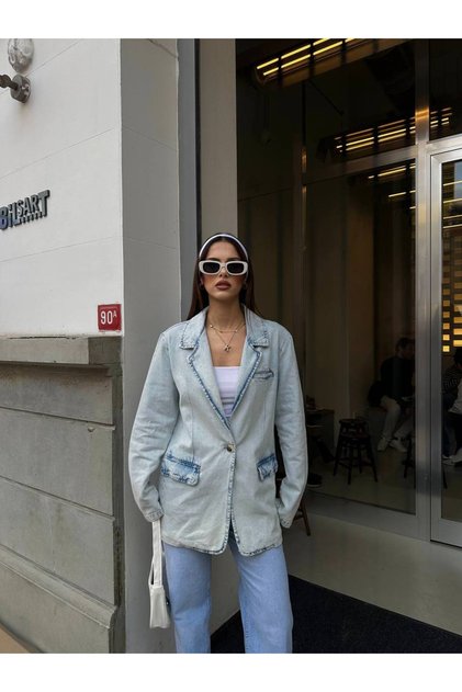 Mavi Kadın Blazer Kot Ceket