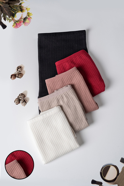 Women's 5-Pack Ribbed Cotton Briefs