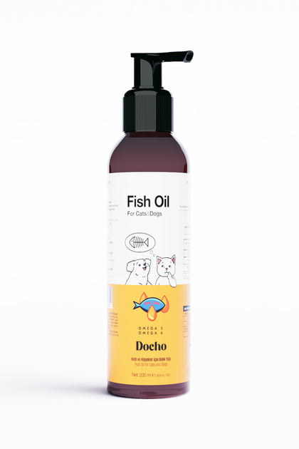 Kedi Ve Köpekler Için Omega 3 Ve 6 Içerikli Balık Yağı 200 Ml