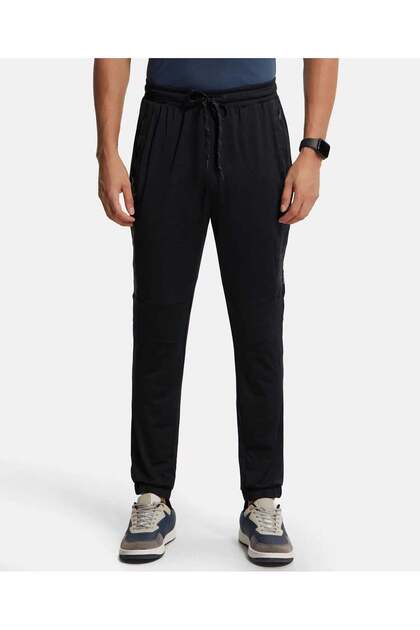 Move-Mens Slim fit Track Pant MV12-01 Black