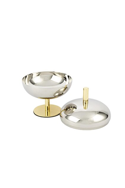 Mikasa Moor Gold Silver Kapaklı Metal Kase 16x21 cm - Fiyatı