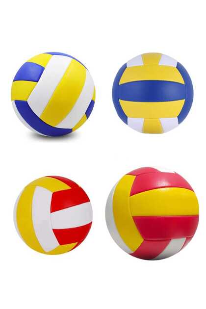 Voleybol Topu Dikişli Renkli