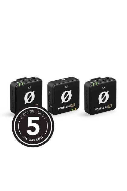 Rode Wireless ME Dual Kompakt Kablosuz İkili Yaka Mikrofonu (Siyah
