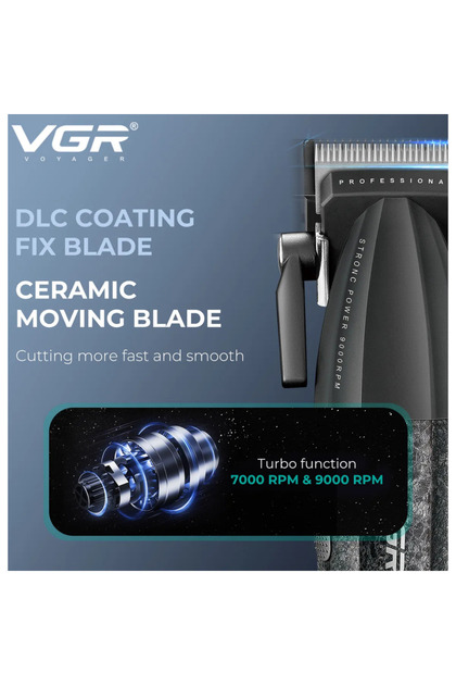 farissu VGR V-640 Profesyonel Saç Kesme Makinesi – 9000 RPM