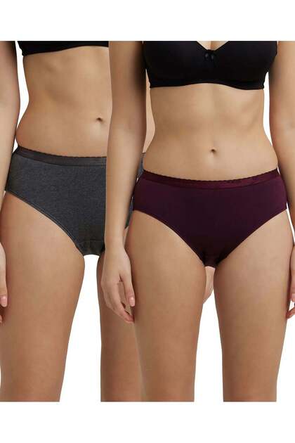 Simple Comfort Hipster Plain 2Pcs Pck 1523-02 Multicolor