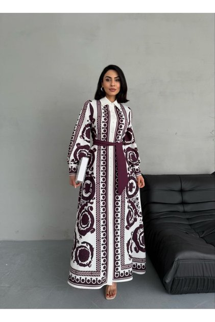 فستان من قماش أطلس (يشمل السترة)