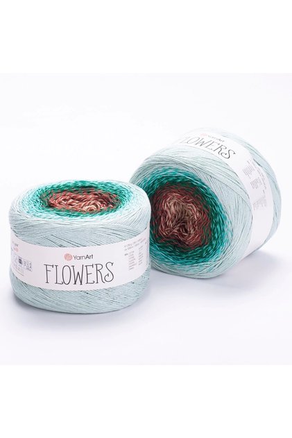 Flowers - Marbled Hand Knitting Yarn Marbled-318
