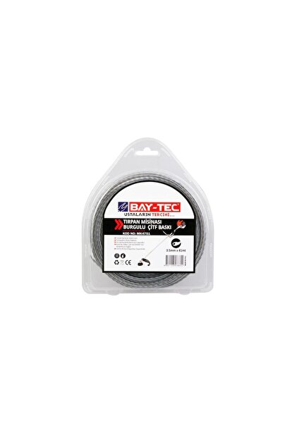 Baytec Burgulu Çift Baskı Tırpan Misinası 3.5 Mm X 41 Mt Mk4751