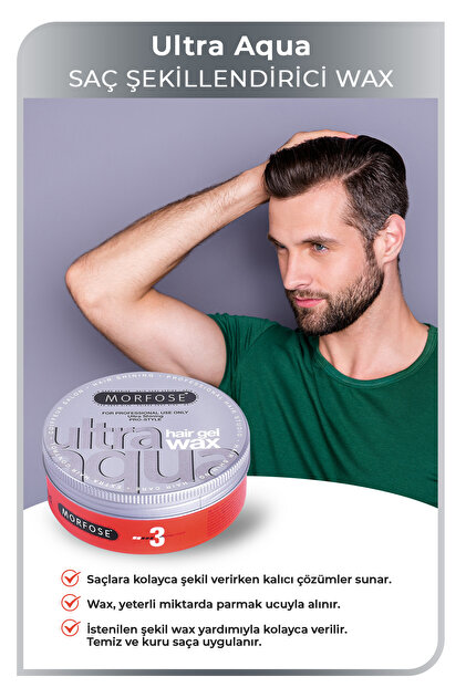 メンテナンス EGAWARANKO ValKiri IKUSA-OTOME wax 200ml Morfose Ultra Aqua Hair Gel Wax 150 ml - Fiyatı, Yorumları