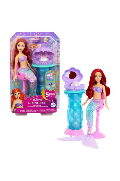Disney Princess Fashion Doll Ariel Mermaid Surprise Feature Doll - JBF86