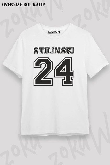 Unisex Oversize Kalıp Stiles Stilinski Series Teen Wolf Design Printed Tshirt