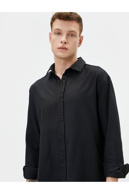 Classic Shirt Basic Buttoned Long Sleeve
