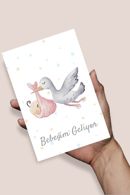 My Baby Is Coming, Good News Card, Gift for Pregnant, Pregnancy Photo Shoot Memory Card, Baby Gift